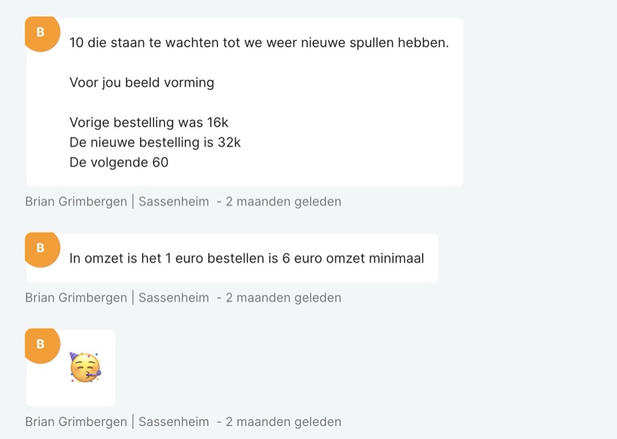 Klantbericht van Werk & Berg: van 16k naar 32k naar 60k per bestelling